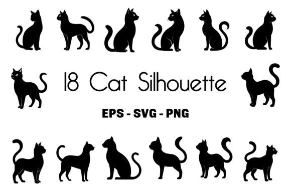 Cat Silhouette Clip Art