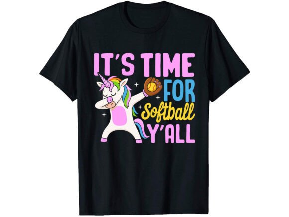 It's Time for Softball T-Shirt PNG SVG
