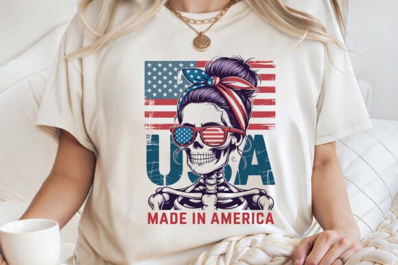 Retro Patriotic PNG for Graphics and T-Shirt Designs