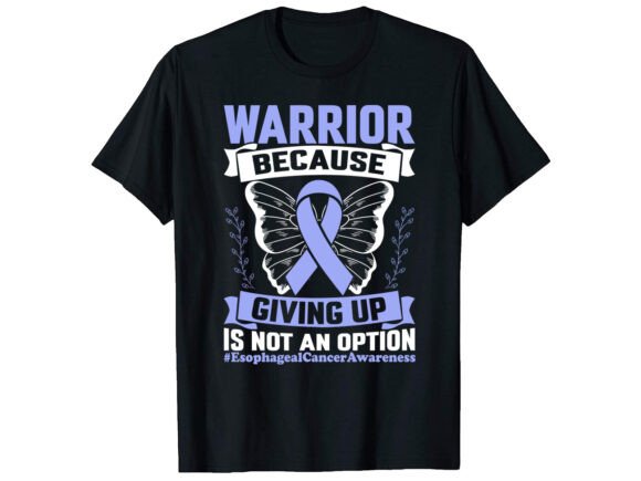 Warrior Purple Cancer Awareness T-Shirt Graphics and T-Shirt Designs