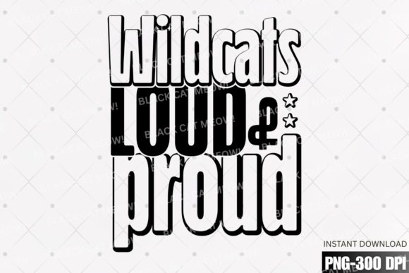 Wildcats Lound Proud Svg, Wildcats Svg
